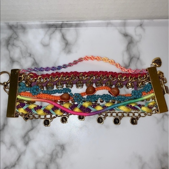 HTF BETSEY JOHNSON ST. BART'S COLLECTION Bracelet - Picture 4 of 11